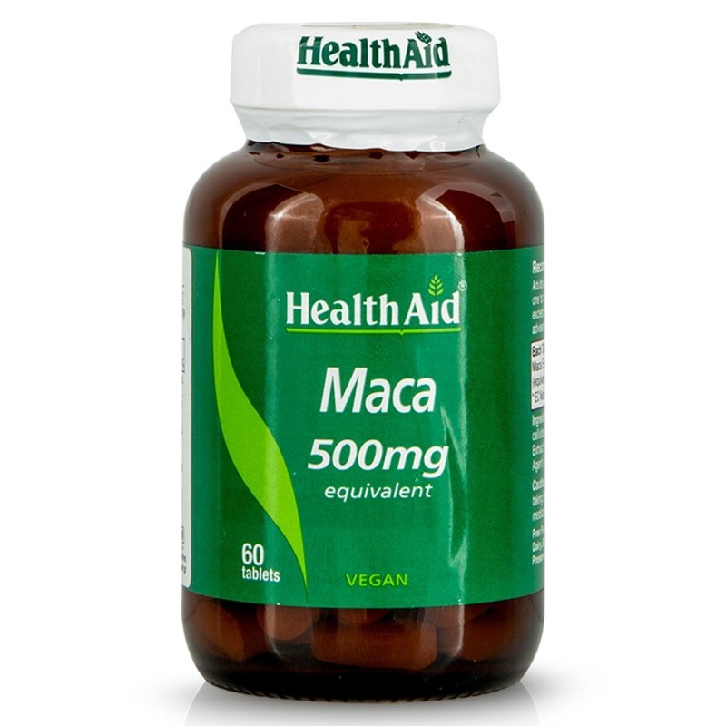 Health Aid Maca 500mg, 60 Tablets