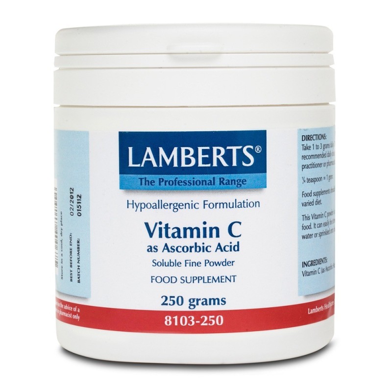 Lamberts Vitamin C As Ascorbic Acid, 250g