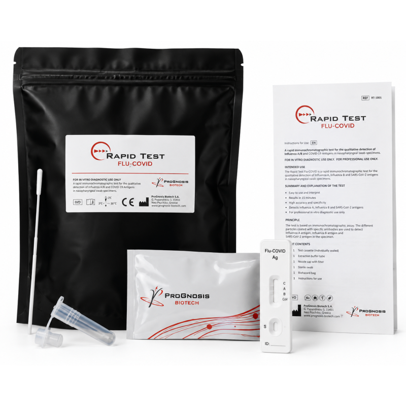 Prognosis Rapid Test FLU_Covid 5pcs