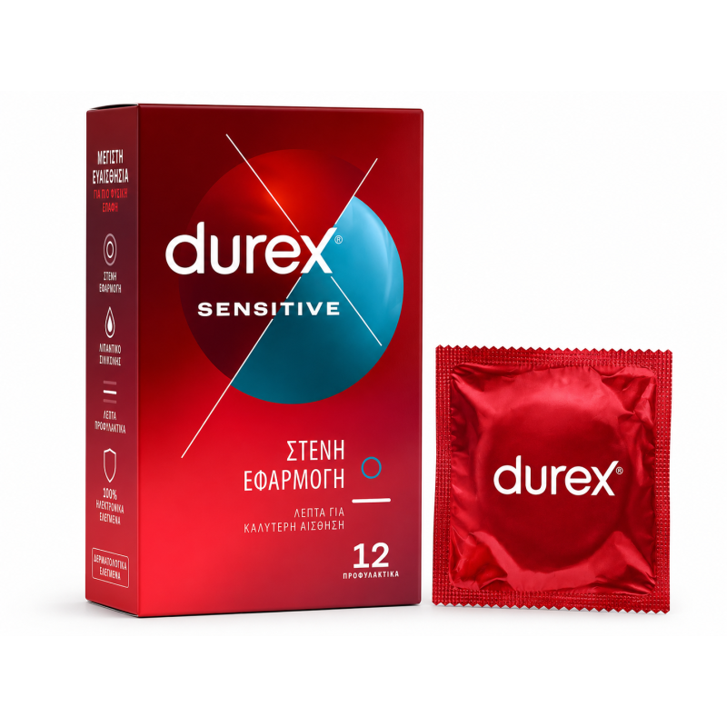 Durex Sensitive Slim Fit 12x12s