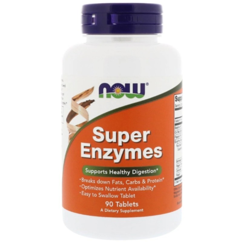 NOW Foods Super Enzymes 90 Capsules