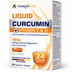 Pharmavital Liquid Curcumin + Vit C + D
