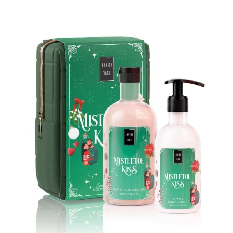Lavish Care Xmas 25 Mistletoe Kiis Bag Set