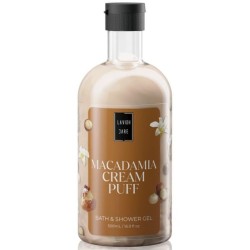 Lavish Care Bath & Shower Gel Macadammia Cream Puff 500ml