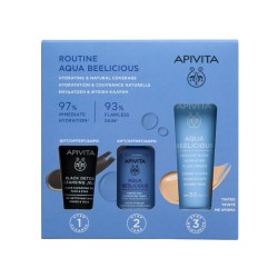 Apivita Routine Aqua Beelicious Tinted SPF30 Set
