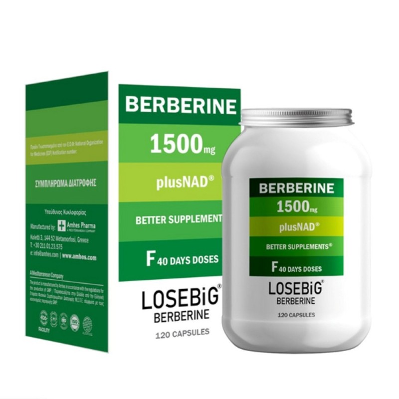 Losebig Berberine 1500mg 120 Capsules