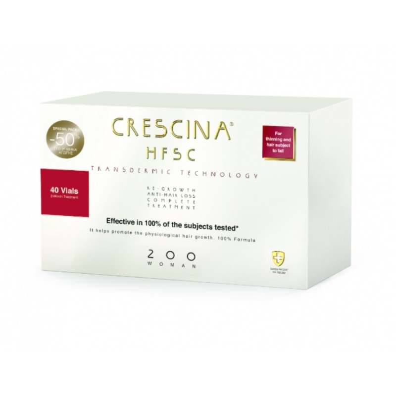 Labo Crescina HFSC Transdermic Technology 200 Woman Hair Ampoules 20 Vials