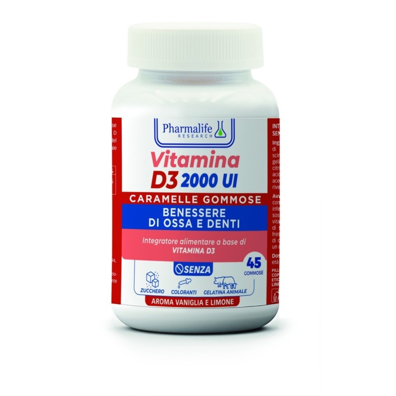 Pharmalife Vitamin D3 2000IU 45 Gummies