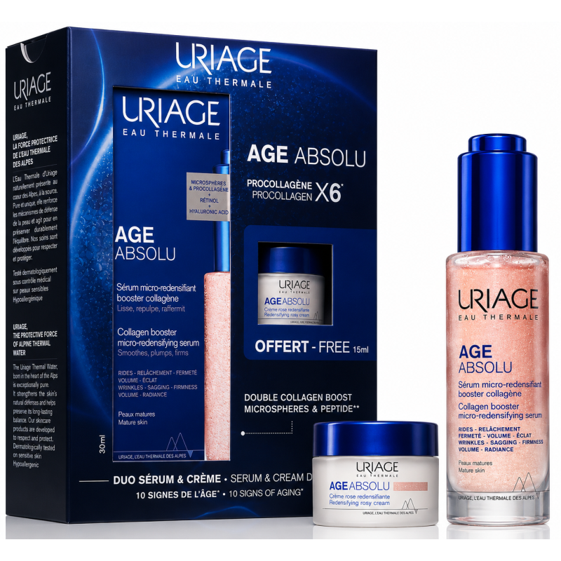 Uriage Set Age Absolu Serum + Cream 15ml