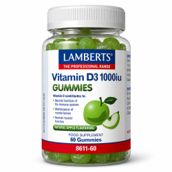 Lamberts D3 1000IU 60 Gummies