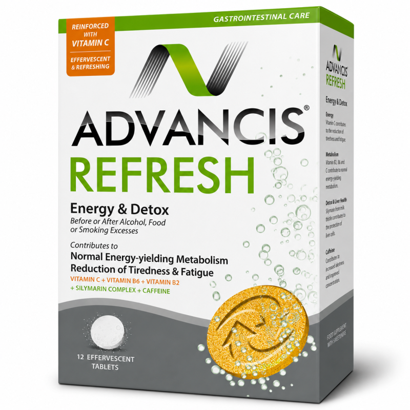 Advancis Refresh 12 Effervescent Tablets.