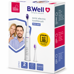 B.Well Pro-850 White Replacement Brush Heads
