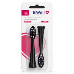 B.Well Med-870 Black Replacement Brush Heads