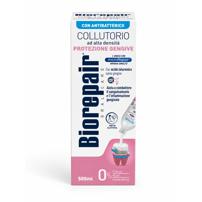 Biorepair Antibacterial Mouthwash 500ml