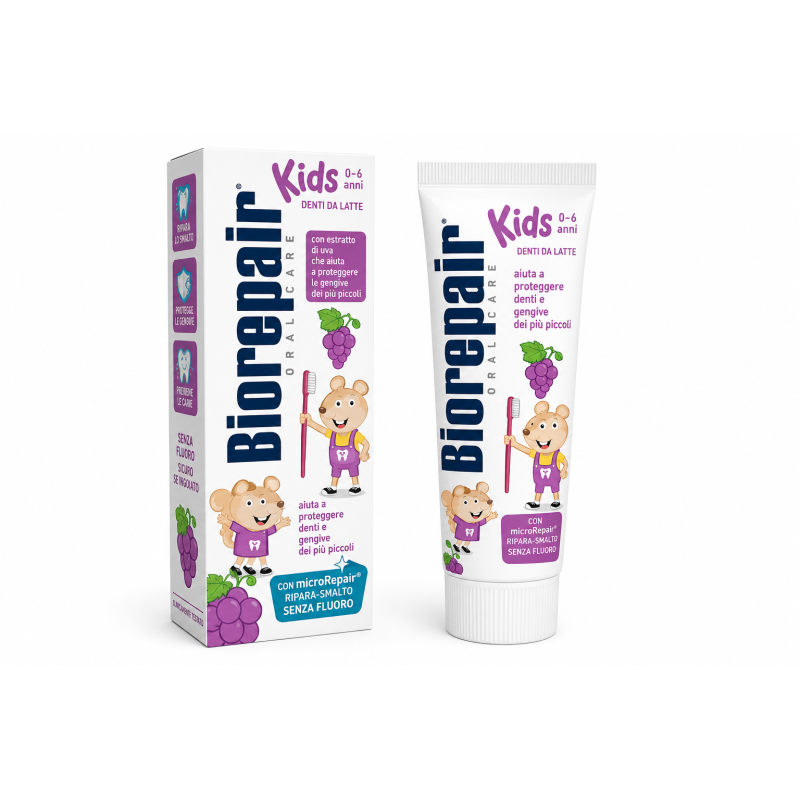 Biorepair Kids 0-6Yrs T/Paste Grape 50ml