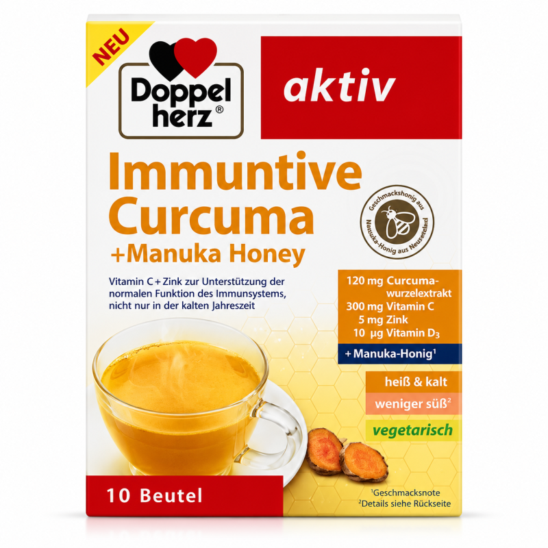 Doppelherz Immuntive Curc & Manuka 10 x 15g