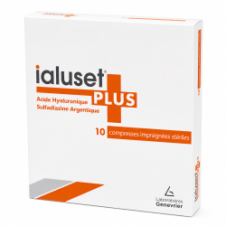 Ialuset Plus 10 Compresses (Per One)