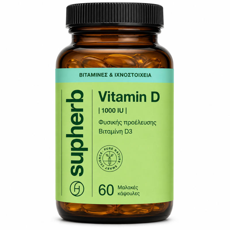 Supherb Vitamin D 1000IU 60 Soft Capsules