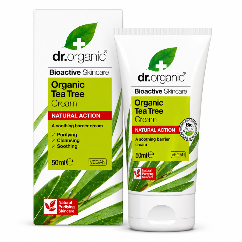 Dr. Organic Tea Tree Antiseptic Cream 50ml
