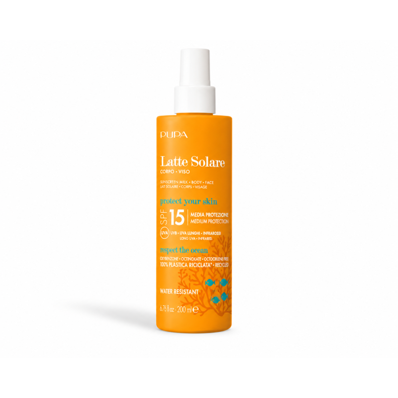 Pupa Sunscreen Milk Body-Face SPF15