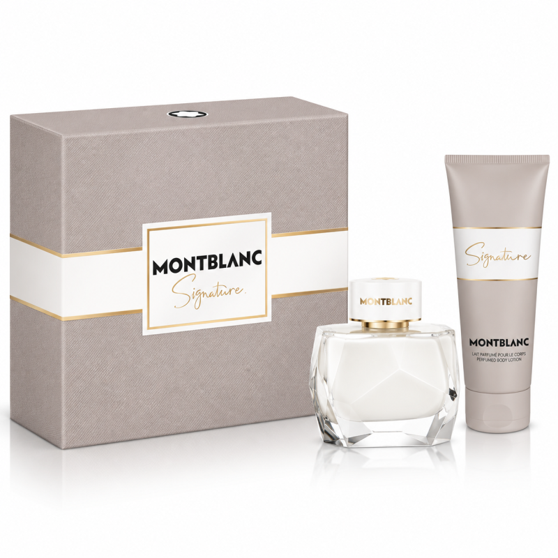 MONT BLANC SIGNATURE XMAS25 SET EDP 50ML + BODY LOTION 100ML