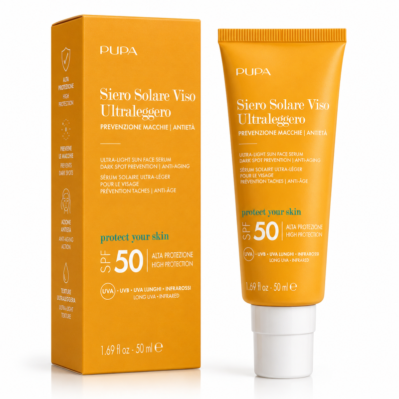 Pupa Suncare Ultra Light Face Serum SPF50 50ml