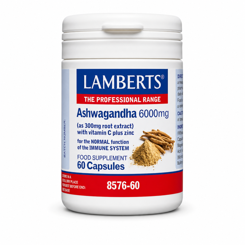 Lamberts Ashwagandha 6000mg 60 Tablets