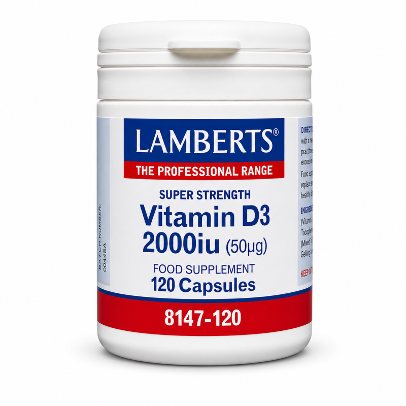 Lamberts Vitamin D3 2000IU 30 Capsules