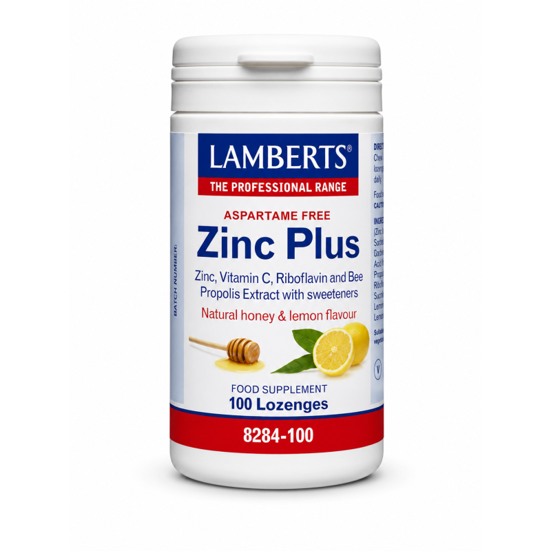 Lamberts Zinc Plus Lozenges 100 Tablets