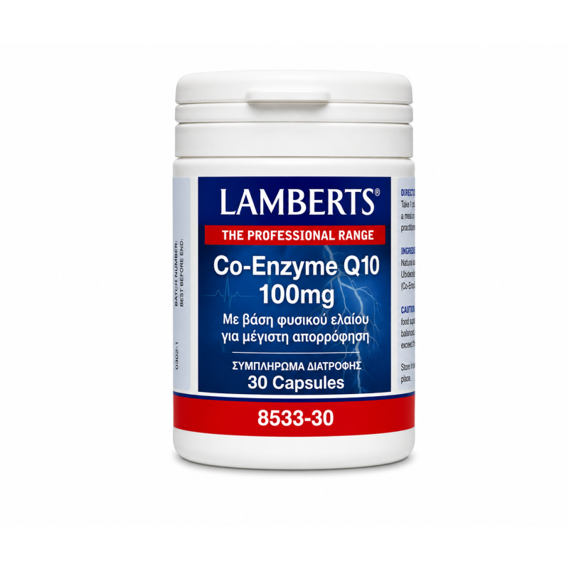 Lamberts Co-Enzyme Q10 100mg 30 Tablets