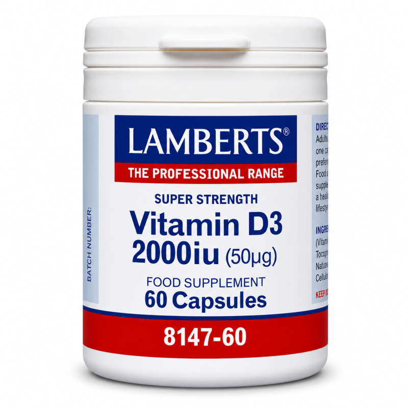 Lamberts Vitamin D3 2000IU 60 Capsules