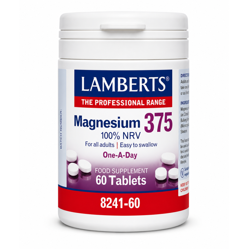 Lamberts Magnesium 375mg 60 Tablets