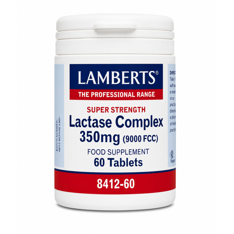 Lamberts Lactase Complex 350mg 60 Tablets