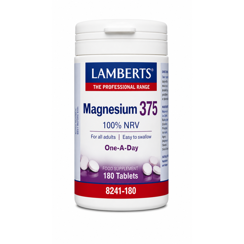 Lamberts Magnesium 375mg 180 Tablets