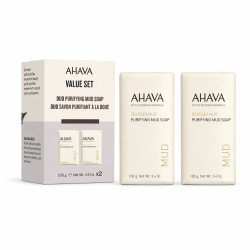 Ahava Kit Duo Double Purifying Mud Soap 100g