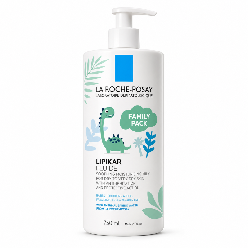 La Roche-Posay Lipikar Fluide Moisturising Body Lotion 750ml