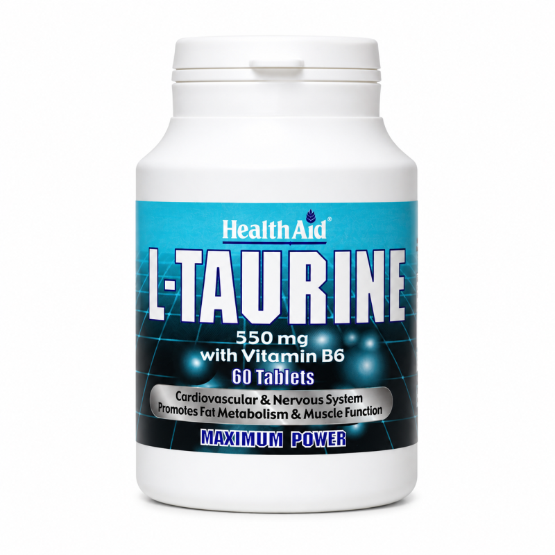 Health Aid L Taurine 550mg 60 Tablets