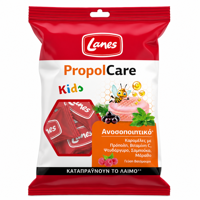 Lanes Propolcare Kids Blackberry Pastill