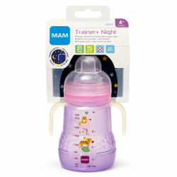 Mam Trainer Night 4m+ 220ml Cup Pink - 10015739