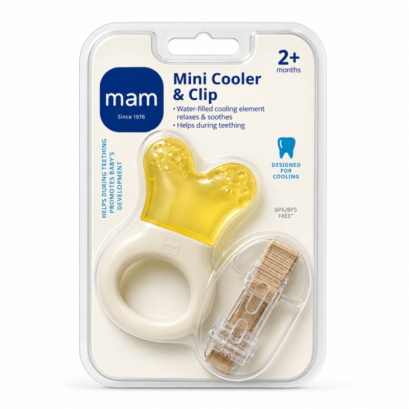 Mam Mini Cooler & Clip Yellow Unisex 2m+  - 10017825
