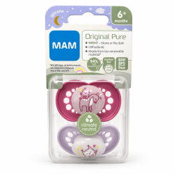 Mam Original 6 + Crystal Soother Girl 776341