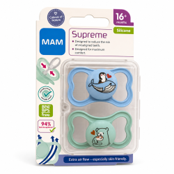Mam Supreme Pacifier 16+ Boy 2pcs - 10023991