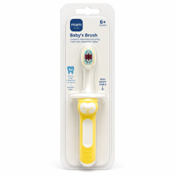 Mam Baby's Toothbrush Yellow 6m+ - 10017819