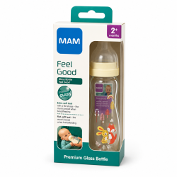 Mam Feel Good Baby Bottle Beige 260ml