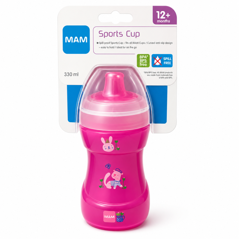 Mam Sports Cup 330ml Girl 12m+ - 10016624