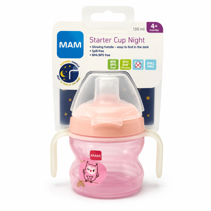 Mam Starter Cup Night 150ml Pink - 10016621