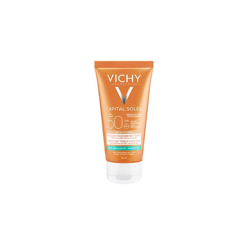 Vichy Capital Soleil Dry Touch Face Bb Tinted Moisturizer SPF50+ 50ml