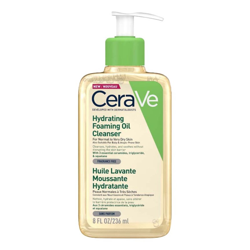 CeraVe Hydrating Foam Oil Cleanser 236ml