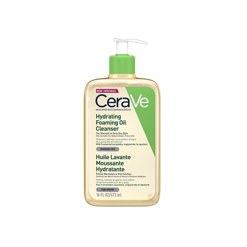 CeraVe Hydrating Foam Oil Cleanser 473ml