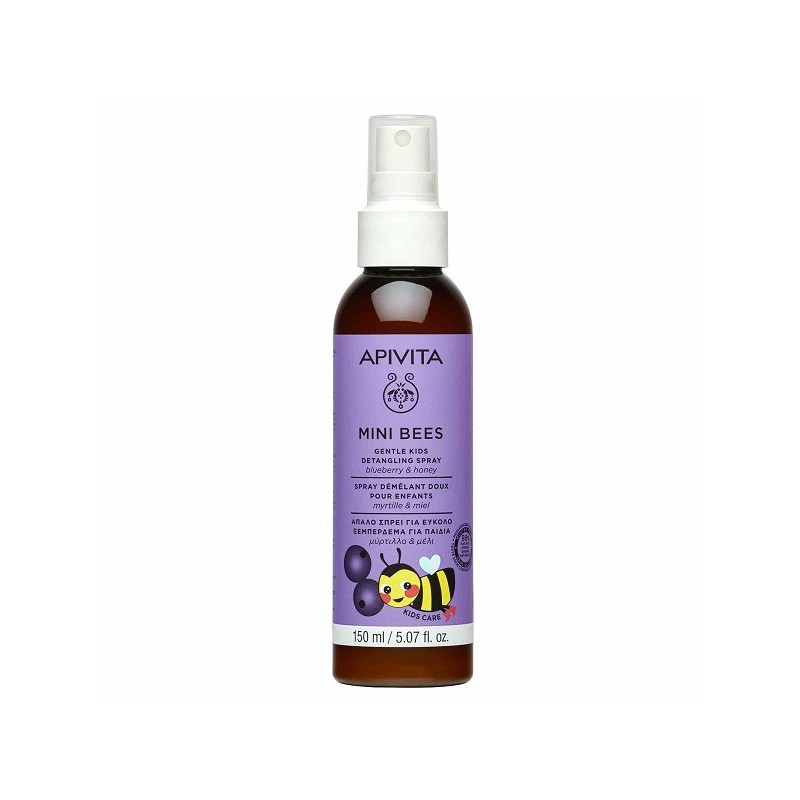 Apivita Mini Bees Gentle Kids Detangling Spray Blueberry & Honey 150ml